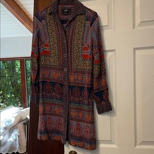 Anthropologie Multicolor Long Sleeve Dress